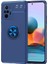 Xiaomi Redmi Note 10 Pro Kılıf Yüzüklü Silikon Range - Mavi 1