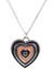 Orenge Heart Charm Kolye 1