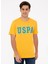 Bisiklet Yaka Regular Fit Sarı Erkek T-Shirt 1