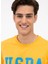 Bisiklet Yaka Regular Fit Sarı Erkek T-Shirt 2