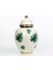 Yaprak Desenli Şah Küp Yeşil 35 cm AK.NRH0086 1