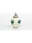 Yaprak Desenli Şah Küp Yeşil 21 cm AK.NRH0088 1