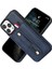 iPhone 12 Pro Max Için Cüzdan Tasarımlı Deri Telefon Kılıfı - Koyu Mavi (Yurt Dışından) 2