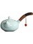 El Yapımı Japon Tarzı Celadon Çaydanlıklar Seramik Kung Fu Çay Seti Ahşap Saplı Çin Porselen Chinaware Çay Su Isıtıcısı | Set Çay | Set Woodtea Setleri Porselen 1
