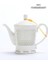 Geleneksel Çin Porselen Çay Potu 660 ml Mavi Beyaz Seramik Çaydanlık Kung Fu Teaware Damla Nakliye | Samovar | Samovar Çaydanlık (Altın Çizgi Seti) 1