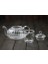 Kabak Şekli Çiçek Demlik Cam Çaydanlık Demlik Çay Yaprak ile Bitkisel Isıya Dayanıklı Cam Pot | Çaydanlıklar (600ML) 2