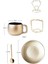 Küçük Lüks Altın Seramik Kahve Fincanı Set Ev Basit Modern Çay Bardağı Seti Nordic Öğleden Sonra Çay Teacup Sacker Kahve Kupası | Kahve Kupası ve tabak Setleri(Yurt Dışından) 2