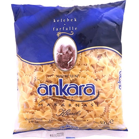Ankara Kelebek Makarna 500 gr x 20 ’li Fiyatı