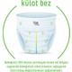 Pure Baby Organik Bambu Özlü Külot Bez Tekli Paket 6 Numara Xlarge 32 Adet