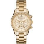 Michael Kors MK6356 Kadın Kol Saati Çelik Malzeme Suya Dayanıklı Fonksiyonel Altın Renkli