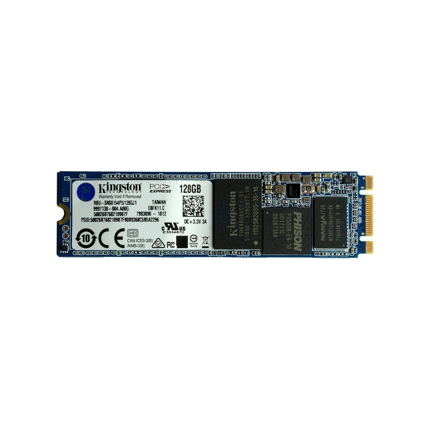 Kingston RBU-SN8154P3/128GJ1 128GB 2 Nvme SSD Fiyatı