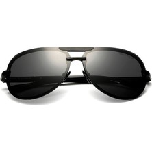 Veithdia Güneş Gözlüğü Alüminyum Çerçevesiz Erkek - Polarize UV400 Lens (Yurt Dışından)