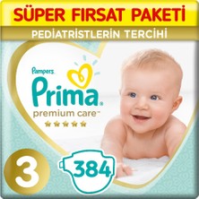 Prima Premium Care Bebek Bezi 3 Beden 6-10 kg 384'lü