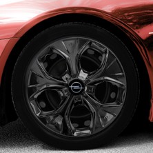 PackGar Opel Corsa 15 Inç Uyumlu Jant Kapağı Amblemli Piano Black 4'lü Takım 212