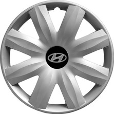 PackGar Hyundai Accent Era 14 Inç Jant Kapağı Amblemli Gri 4 Adet 1 Takım 116