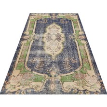 Sempati Halı Özel El Dokuma  Vintage Eskitme Halı 140 x 246 cm  8719