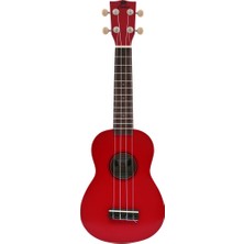 Carlos Carlos CRU50-RD Kırmızı Soprano Ukulele