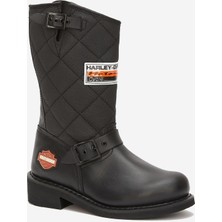 Harley Davidson Laconıa 644  Bot 36-40 Black Yağlı Deri