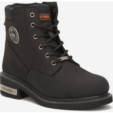 Harley Davidson Jim  Nubuk Deri Bot 40-45 Black Nubuk