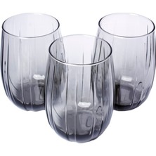 Paşabahçe Linka Gri Su Bardak 6 Lı Su - Meşrubat Bardağı 420405