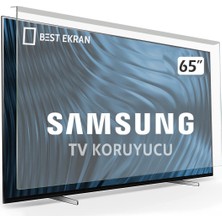 Best Ekran Samsung 65MU9000 Tv Ekran Koruyucu - Samsung 65" Inç 163 Ekran Şeffaf Koruma Paneli