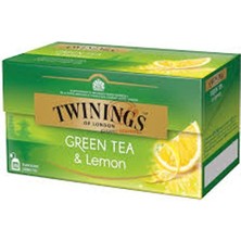 Twinings Green Tea & Lemon 25 Bardak Poşet Çay