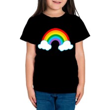 TakeTshirt Gökkuşağı Rainbow Çocuk Tişört