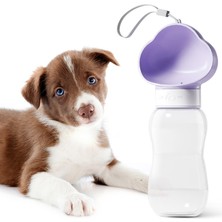 Swico Remado Portatif Köpek Su Şişesi 600 ml - Mor  (Yurt Dışından)