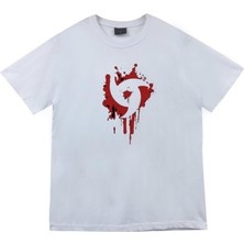 stonedfame Mangekyu Sharingan Anime Baskılı Tshirt