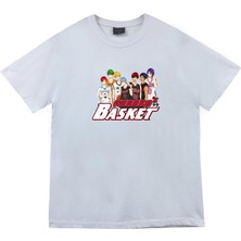 stonedfame Kuroko No Basket Anime Baskılı Tshirt