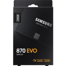 Samsung Evo 250GB 870 560-530MB SSD