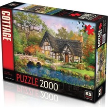 KS Games Ks Puzzle 2000 Parça The Stoney Brıdge Cottage Kır Evi