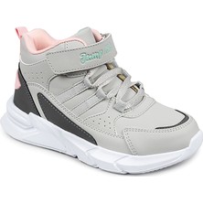 Jump 27823 Açık Gri - Pembe Kız Çocuk Spor Bot