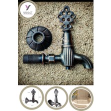 Yayke Eskitme Osmanlı Hamam Musluğu (Duvara Monte)