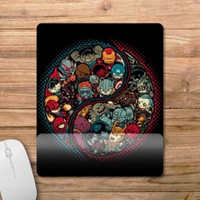 Pixxa Marvel Avengers Chibi Bilek Destekli Mousepad Model - 1