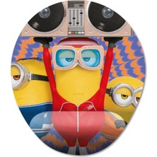 Pixxa Minyonlar 2 - Minions: The Rise Of Gru Bilek Destekli Mousepad Model - 3 Oval