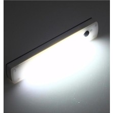 Ecuy Dolap Içi Pilli LED Aydınlatma Cob Ledli Mıknatıslı + Yapışkanlı + Duvar Monte Edilebilir Aydınlatma