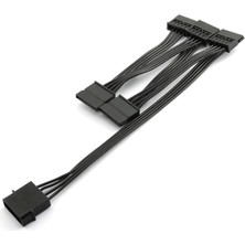 Aogo Molex To 5 Sata Power Kablo Ide 4 Pin Sata 15 Pin Sata Güç Kablosu Çoklayıcı