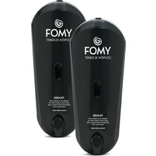 Fomy Köpük Sabun Dispenseri 1000 ml / 2 Adet -Siyah