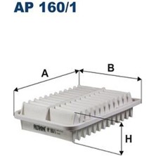 AP160/1 Hava Filtresi Corolla 1.6 Vvt I 2007- Auris 1.4 1.6 Vvt I 2007- Avensis 2009 2012 Rav4 2012- Verso 2009- Benzinli 178010D060 AP1601 (WA454146)