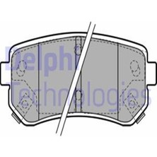 Delphi LP1952 Arka Fren Balatasi Hyundai Accent Era 06-- / I20 08-15 / I30 07-12 / IX20 10-- / IX35 10-- / Sonata 10-14 / Kia Ceed 06-12 / Cerato 08-- / Rio 05-- / Sportage 04-11 Fwd (WE985575)