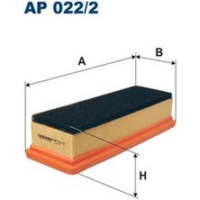 FILTRON AP022/2 Hava Filtresi Doblo Albea 1.4 1542777 55192012 AP0222 (WA155824B)