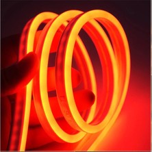 ARTILED 2 Metre 220 Volt Esnek Neon Hortum Şerit LED Işık Aydınlatma Tak Çalıştır Beyaz Işık