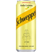 Schweppes Soda Limon Aromalı Gazlı Içecek 330 ml
