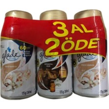 Glade Otomatik Sprey Oda Kokusu Yedek Ipeksi Vanilya+Oryantal Oud 3X269 ml