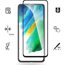 Samsung Galaxy S21 Fe 5g Ekran Koruyucu 5d Kırılmaz Cam Full Kapatan Tam Ekran Kaplayan Hd (KC81HCA)