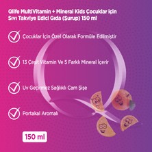 Qlife Multivitamin + Mineral Kids Karışık Meyveli Şurup 150 cc