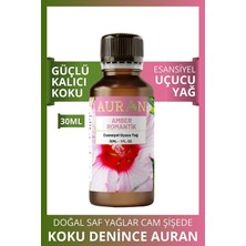 Amber Romantik Esansiyel Uçucu Koku Yağı Difüzör Esansı Buhurdanlık Yağı Aromaterapi Yağı 30ml