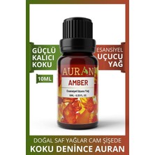 Auran Amber Saf Esansiyel Uçucu Yağ Buhurdanlık Yağı Difüzör Esansı Aromaterapi Ortam Koku Yağı 10ml