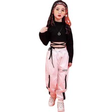 Janae Çocuklar Için Hip-Hop Cosplay Kıyafet Siyah (Yurt Dışından)